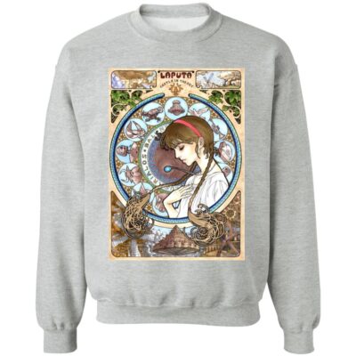 Studio Ghibli Laputa Castle in The Sky – Sheeta Portrait Art Sweatshirt