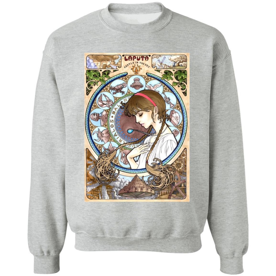 Studio Ghibli Laputa Castle in The Sky – Sheeta Portrait Art Sweatshirt