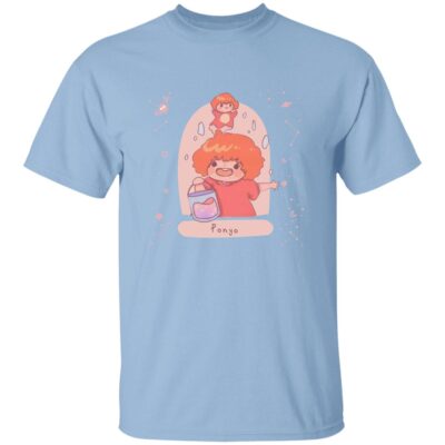 Ponyo on the Cliff by The Sea Fanart T-shirt