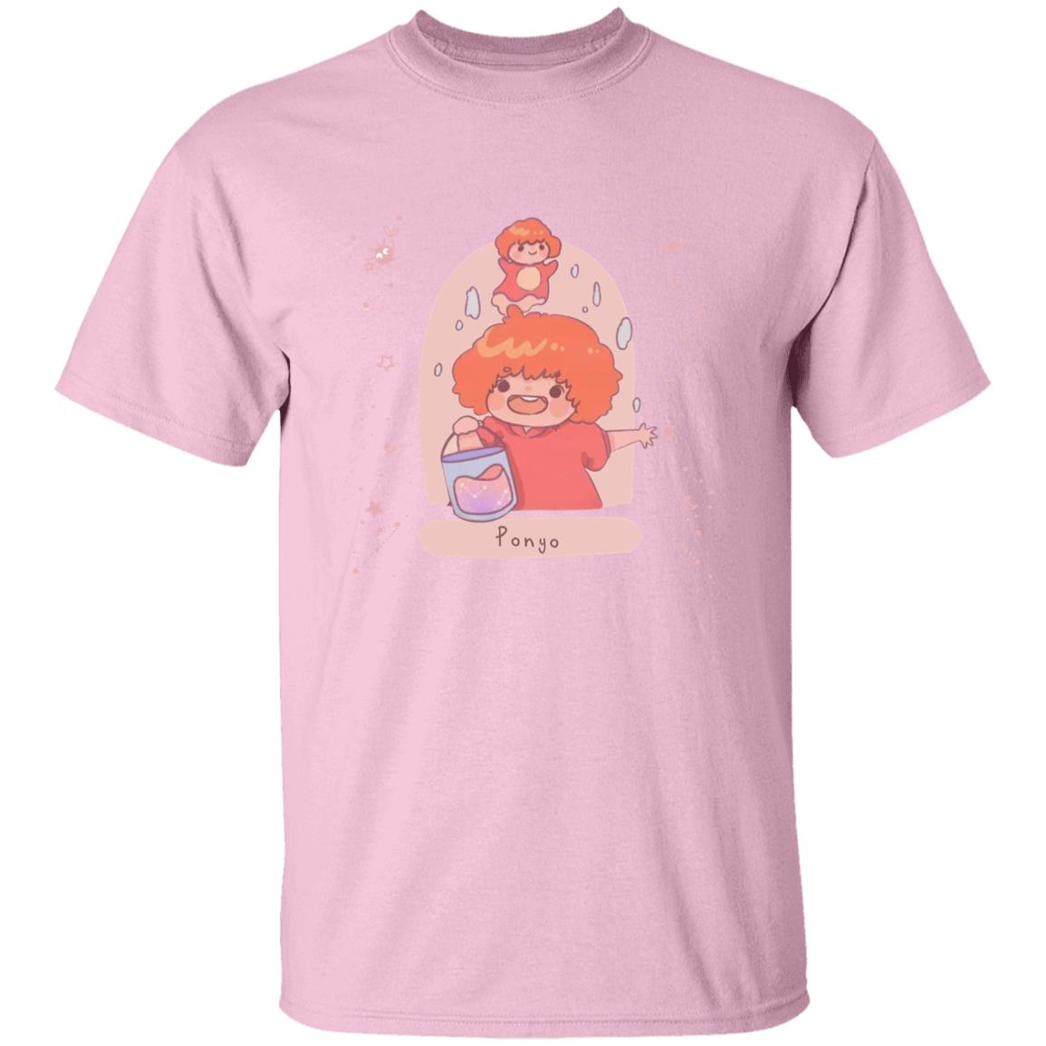 Ponyo on the Cliff by The Sea Fanart T-shirt - Image 6