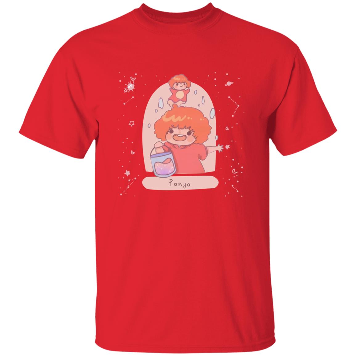 Ponyo on the Cliff by The Sea Fanart T-shirt - Image 9