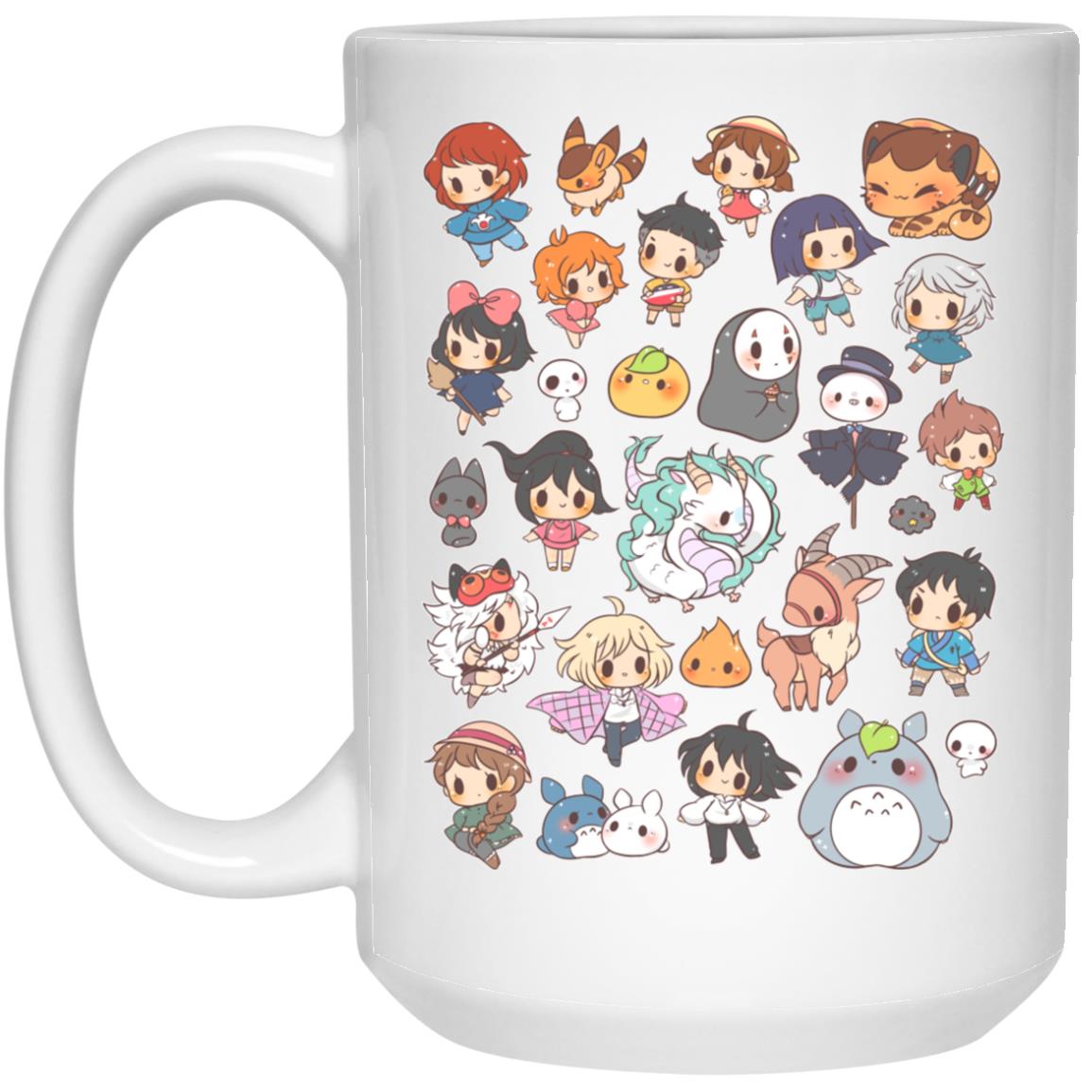 Ghibli Characters Cute Chibi Collection Mug - Image 2