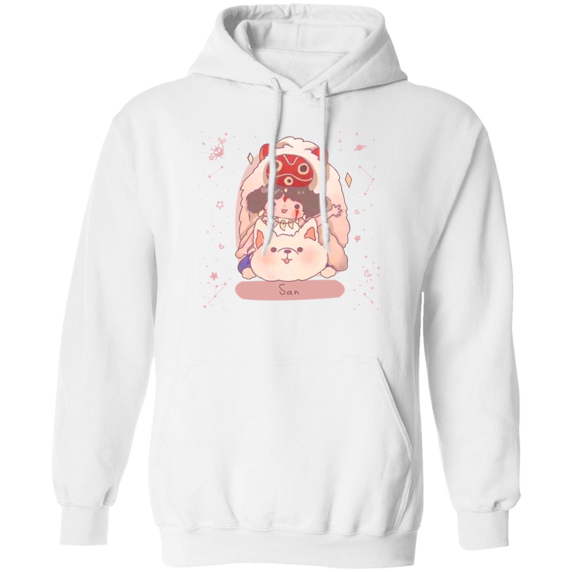 Studio Ghibli Mononoke Princess San Fanart Hoodie - Image 2