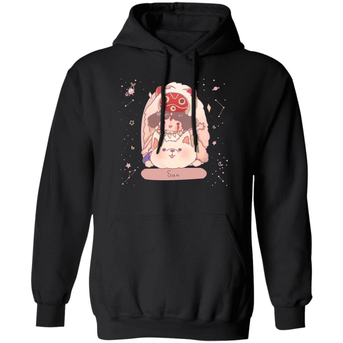 Studio Ghibli Mononoke Princess San Fanart Hoodie - Image 4