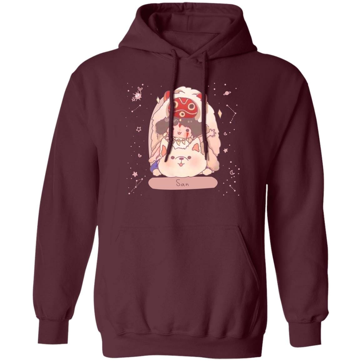 Studio Ghibli Mononoke Princess San Fanart Hoodie - Image 9