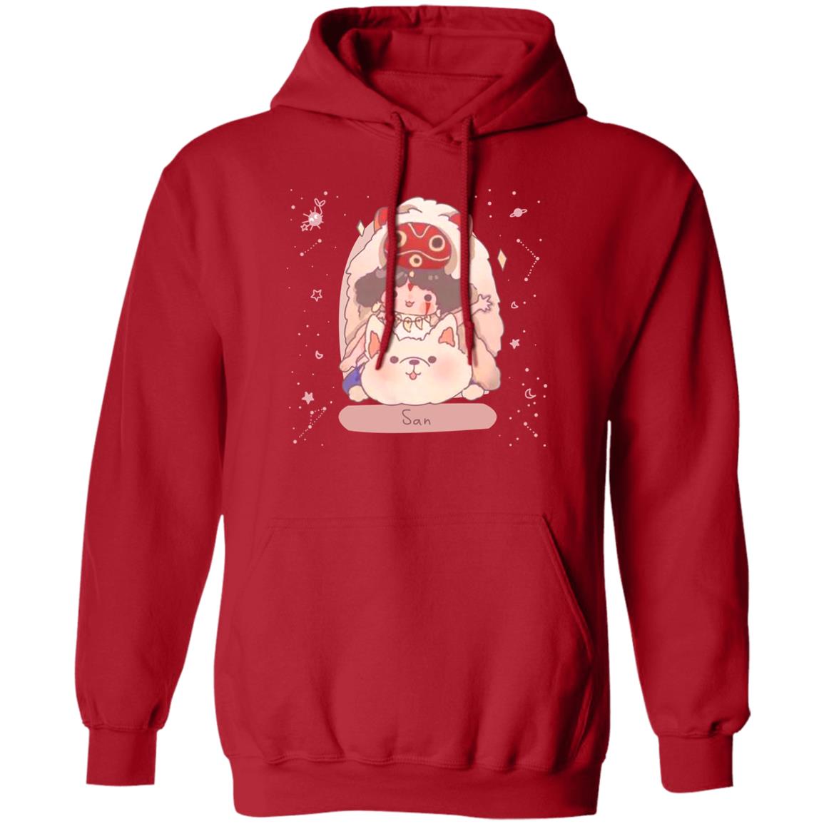 Studio Ghibli Mononoke Princess San Fanart Hoodie - Image 10