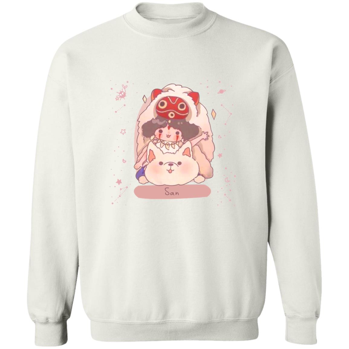 Studio Ghibli Mononoke Princess San Fanart Sweatshirt - Image 2