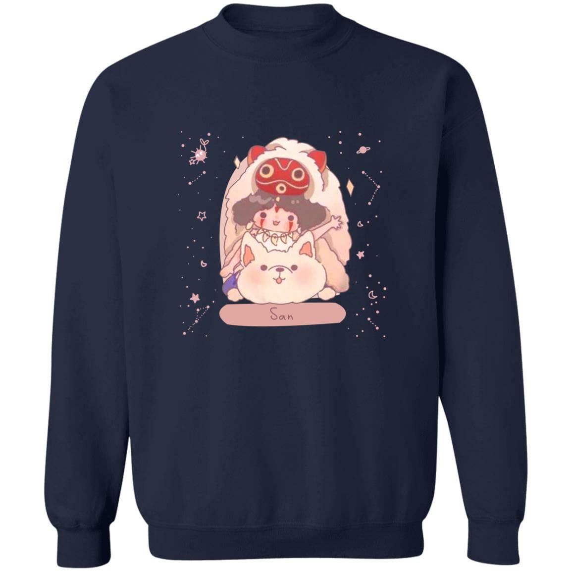 Studio Ghibli Mononoke Princess San Fanart Sweatshirt - Image 6