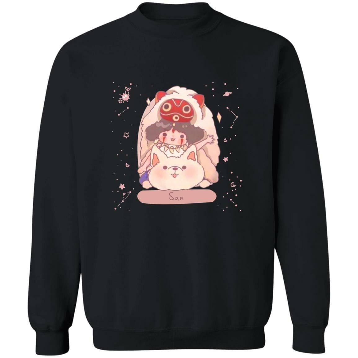 Studio Ghibli Mononoke Princess San Fanart Sweatshirt - Image 4