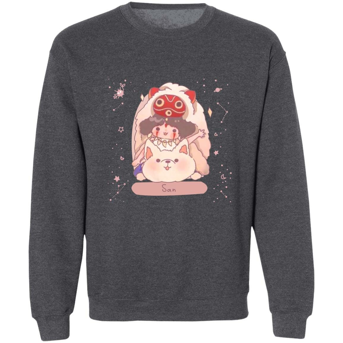 Studio Ghibli Mononoke Princess San Fanart Sweatshirt - Image 8