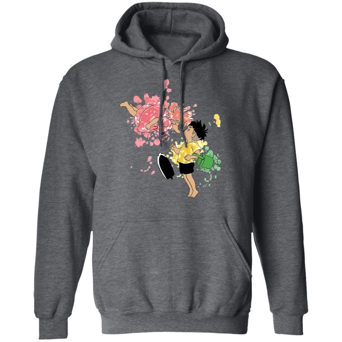 Ponyo and Sosuke Colorful Hoodie Unisex - Image 6