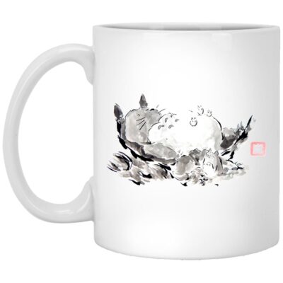 Sleeping Totoro ink Painting Mug