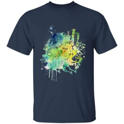 Studio Ghibli Howl’s Moving Castle Colorful Castle T-shirt