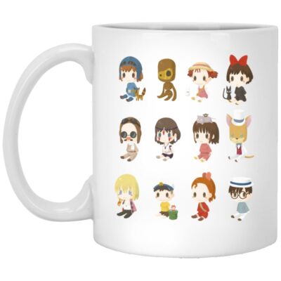 Ghibli Characters Cute Collection Mug