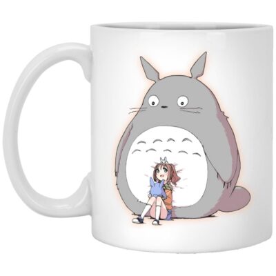 Totoro and the little girl Mug