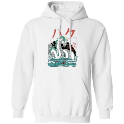 Studio Ghibli Spirited Away Haku Dragon Harajuku Style Hoodie
