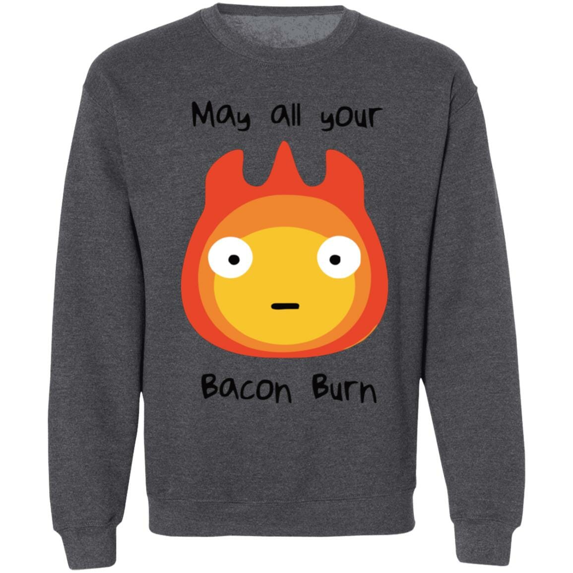 Studio Ghibli Howl’s Moving Castle May All Your Bacon Burn Sweatshirt - Image 8