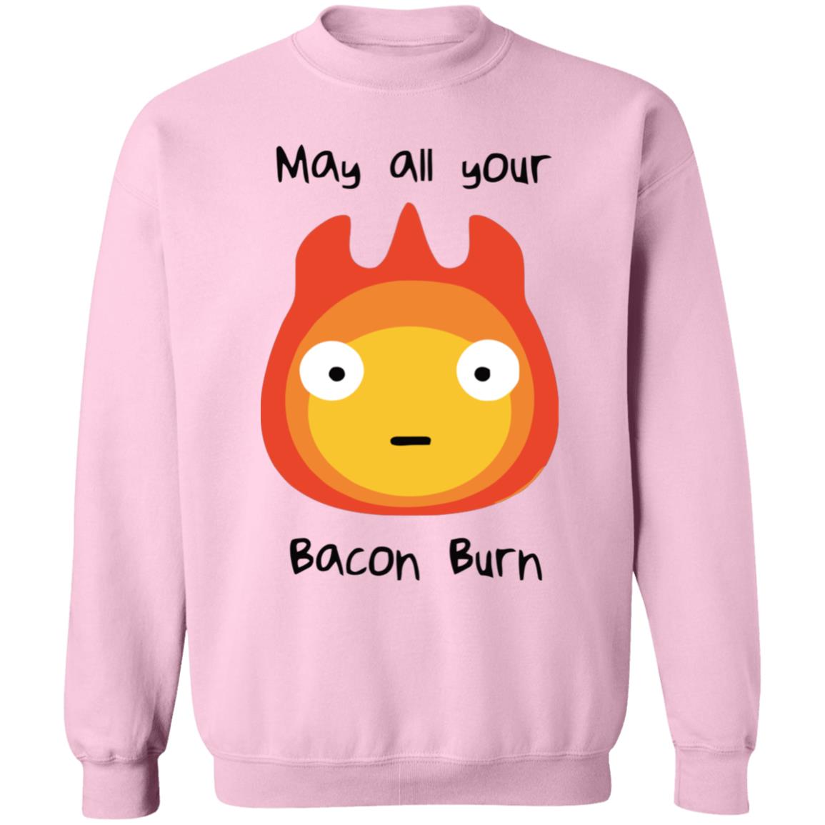 Studio Ghibli Howl’s Moving Castle May All Your Bacon Burn Sweatshirt - Image 10