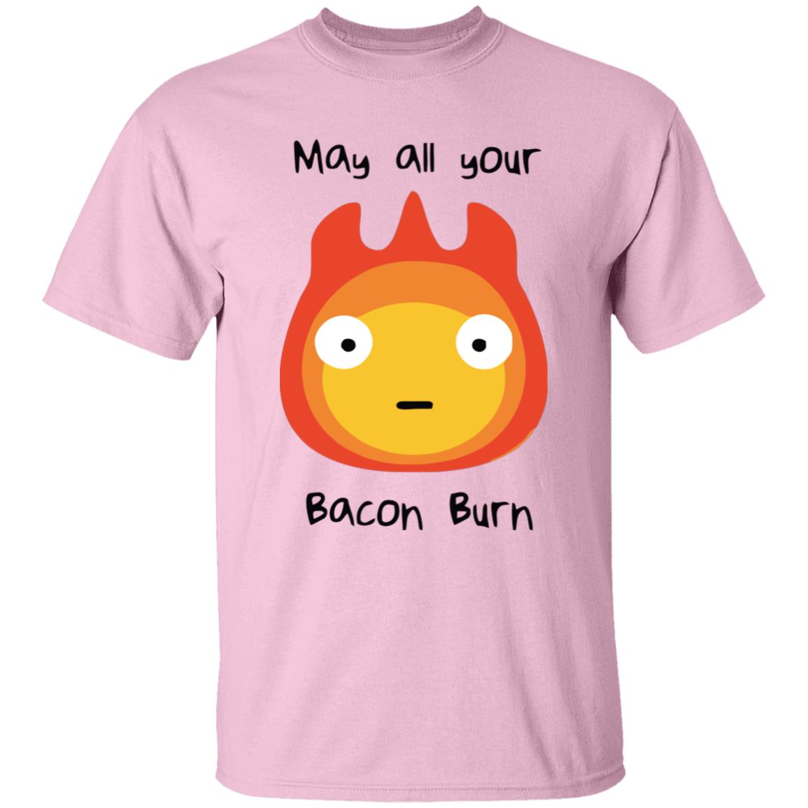 Studio Ghibli Howl’s Moving Castle May All Your Bacon Burn T-shirt - Image 6