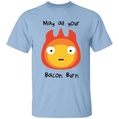 Studio Ghibli Howl’s Moving Castle May All Your Bacon Burn T-shirt