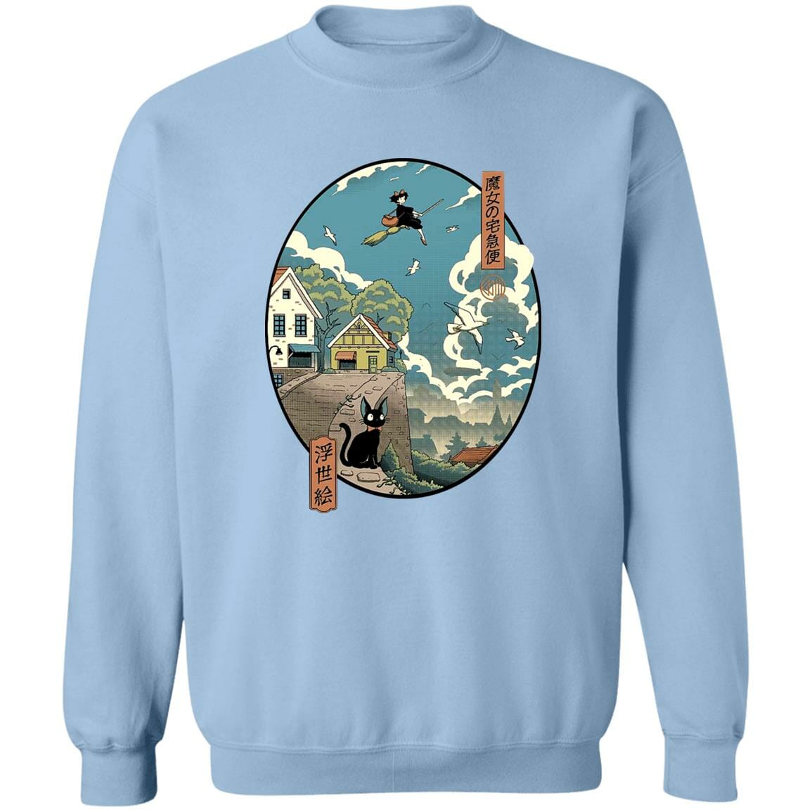 Studio Ghibli Kiki’s Delivery Service Ukiyo-E Style Sweatshirt - Image 9