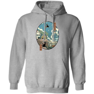 Studio Ghibli Kiki’s Delivery Service Ukiyo-E Style Hoodie