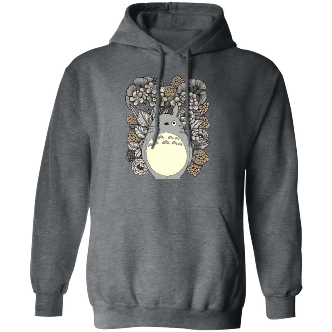 Studio Ghibli Totoro and Flowers Fanart Hoodie - Image 6