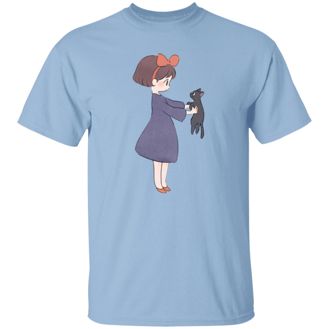 Studio Ghibli Kiki Hugging Jiji T-shirt