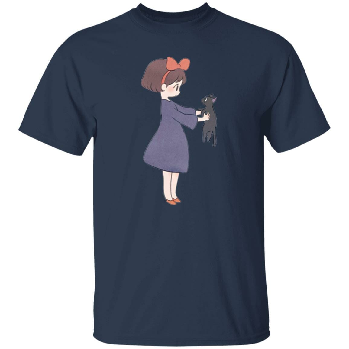 Studio Ghibli Kiki Hugging Jiji T-shirt - Image 8