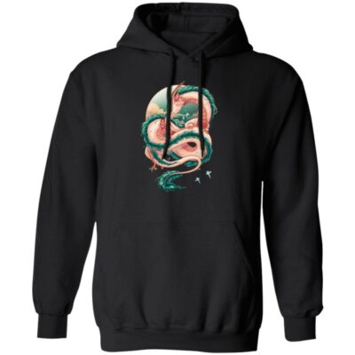 Studio Ghibli Spirited Away Haku Dragon Fanart Hoodie