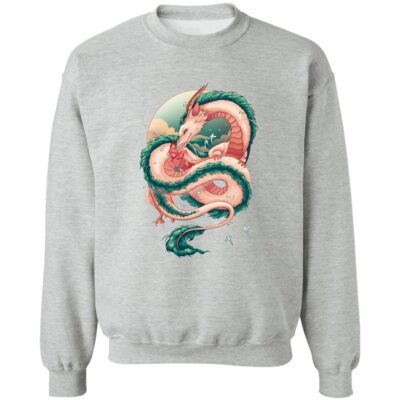 Studio Ghibli Spirited Away Haku Dragon Fanart Sweatshirt