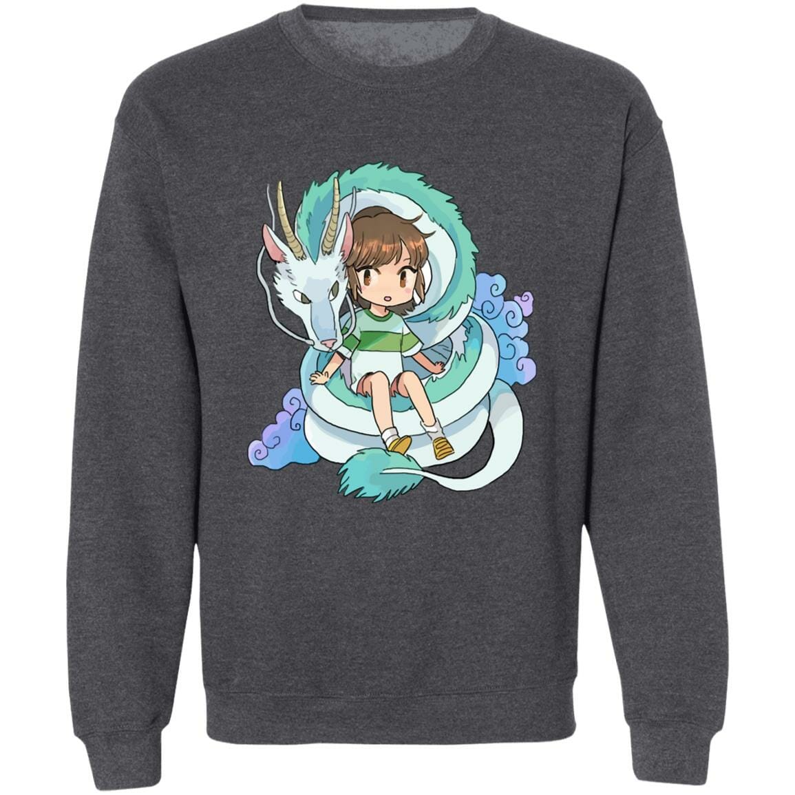 Studio Ghibli Spirited Away Chihiro and The Dragon Chibi Sweatshirt - Image 8