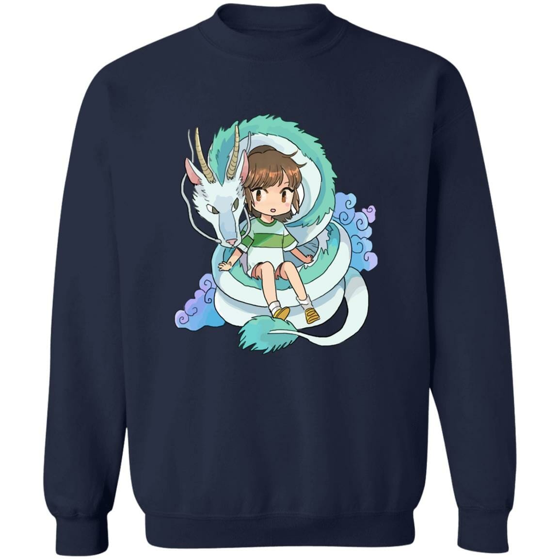 Studio Ghibli Spirited Away Chihiro and The Dragon Chibi Sweatshirt - Image 6