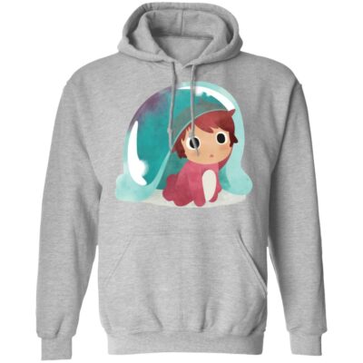 Ponyo Water Color Hoodie