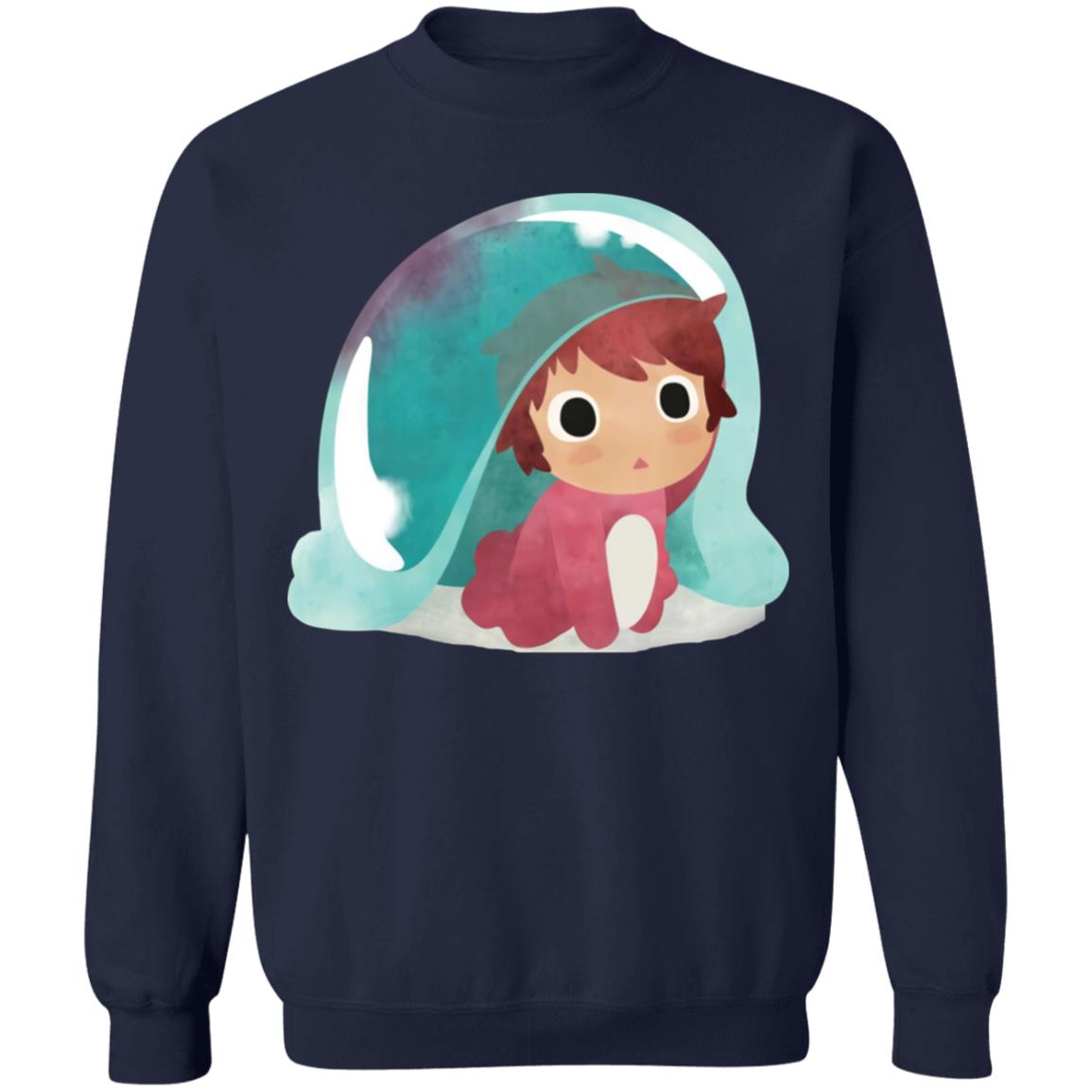 Ponyo Water Color Sweatshirt - Image 6