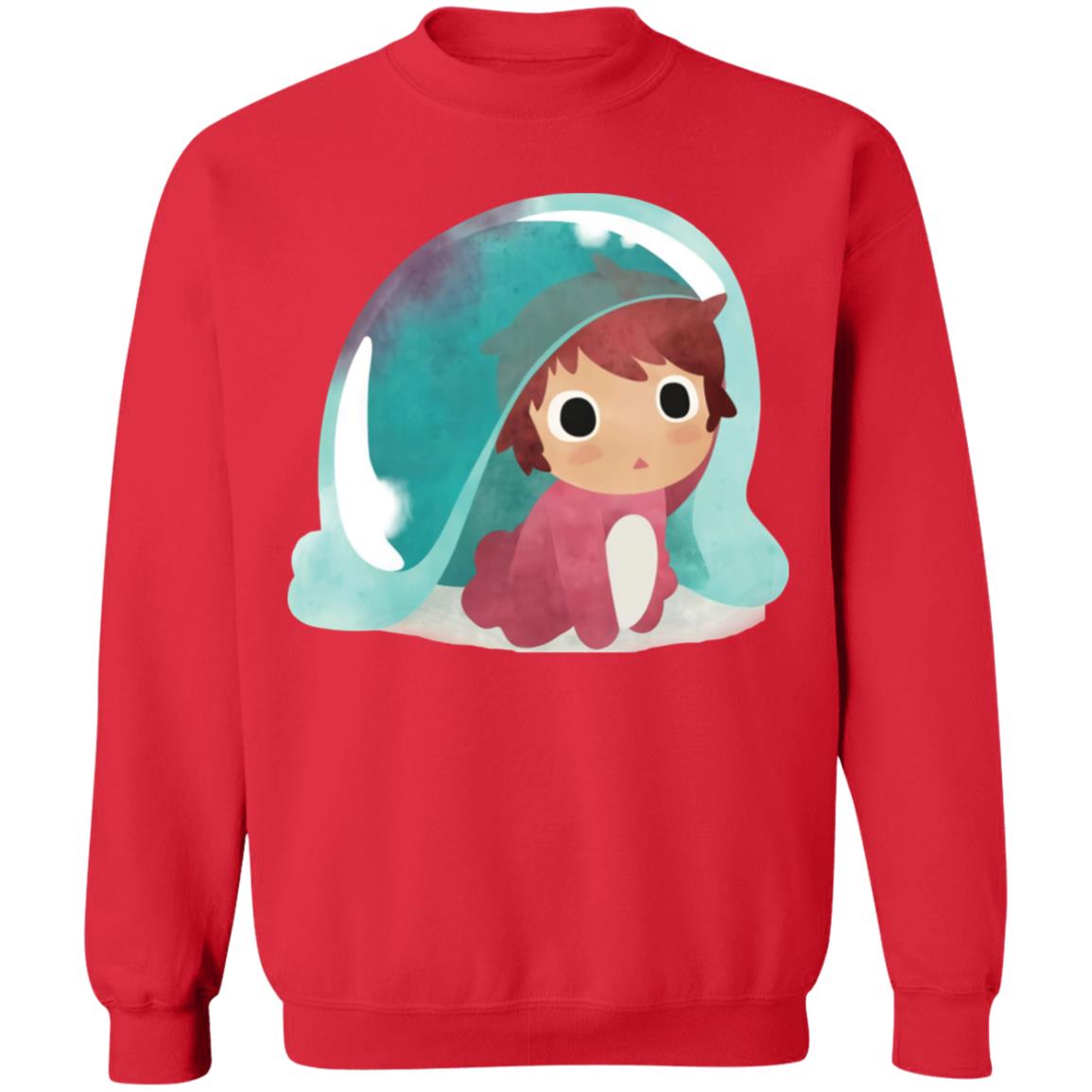 Ponyo Water Color Sweatshirt - Image 7