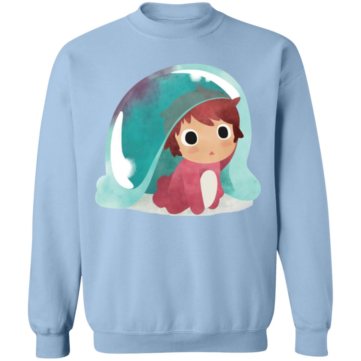 Ponyo Water Color Sweatshirt - Image 9