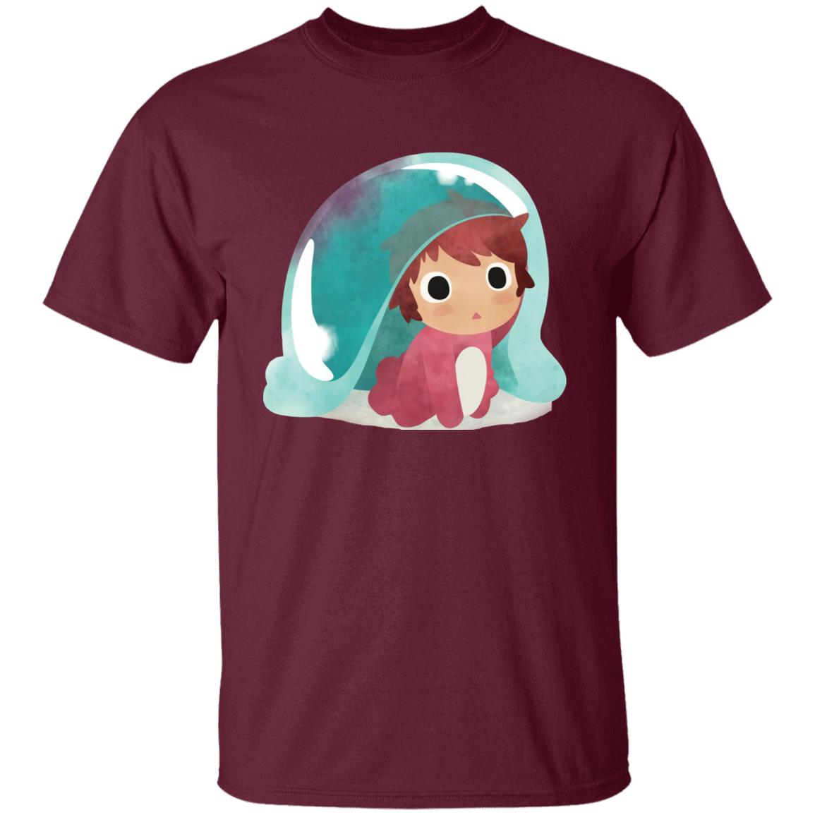 Ponyo Water Color T-shirt - Image 7