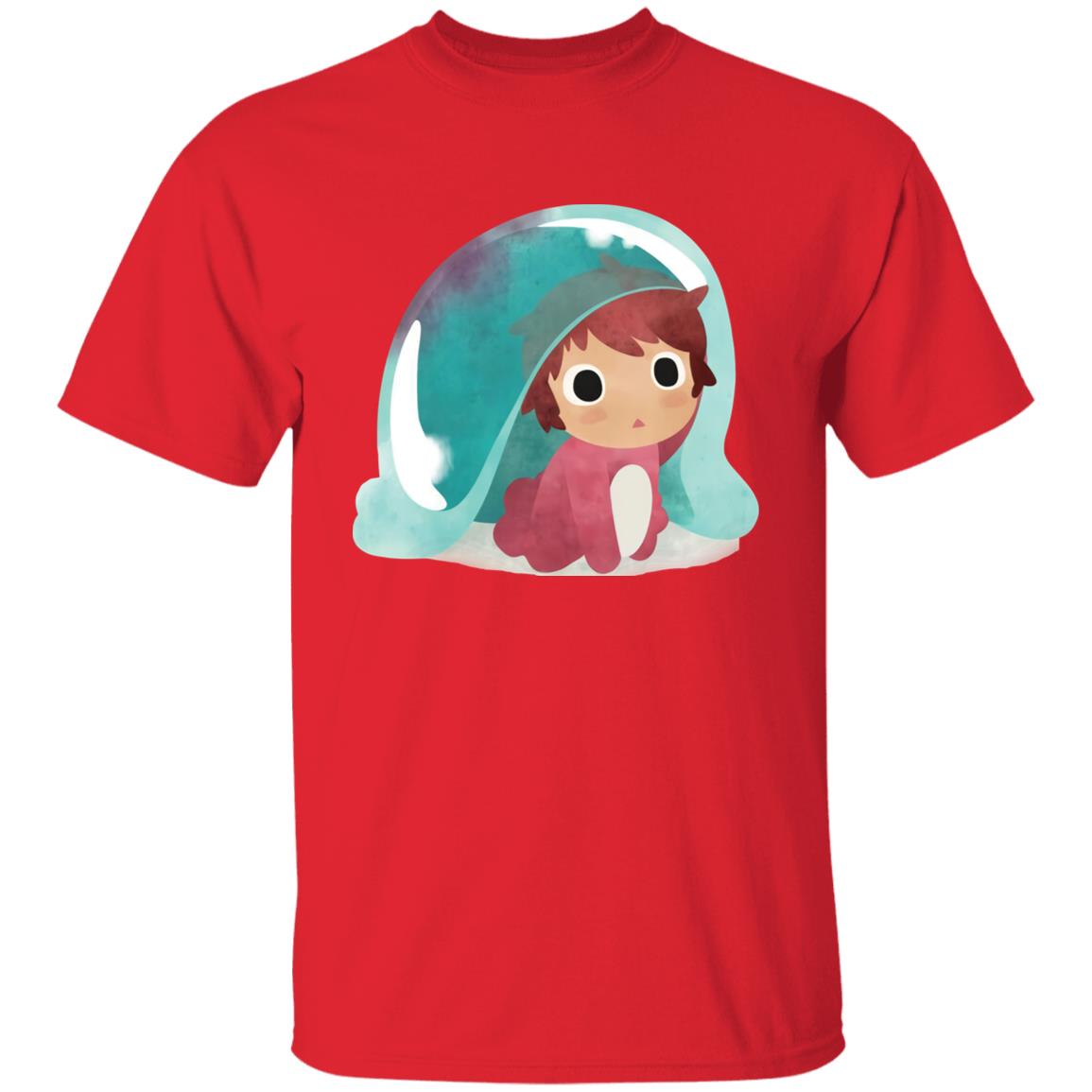 Ponyo Water Color T-shirt - Image 9