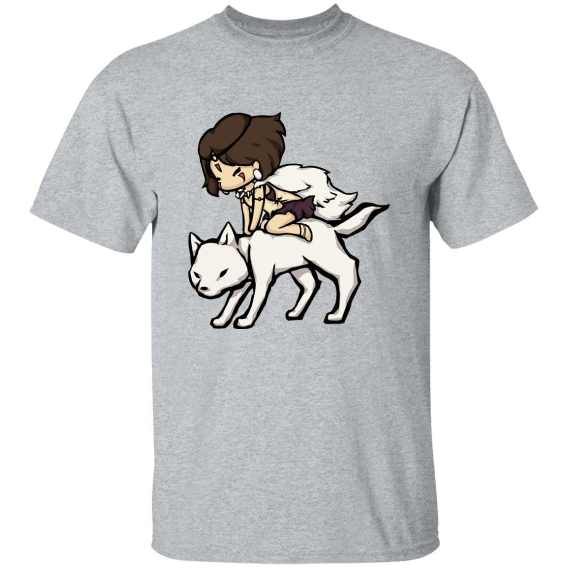 Studio Ghibli Princess Mononoke and the Wolf Chibi T-shirt - Image 10