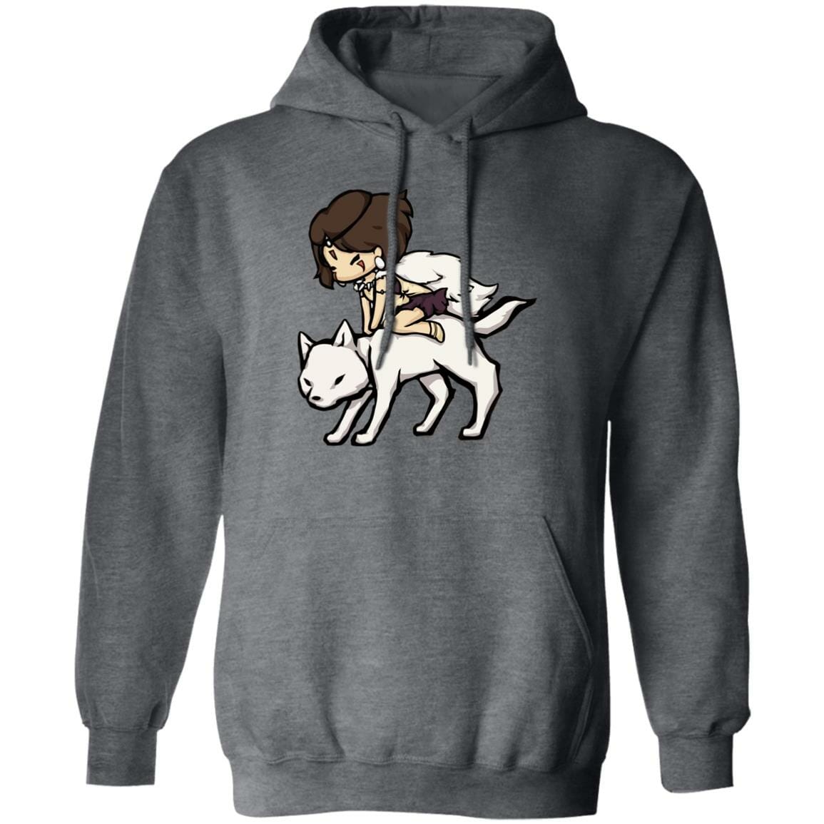 Studio Ghibli Princess Mononoke and Wolf Chibi Hoodie - Image 6
