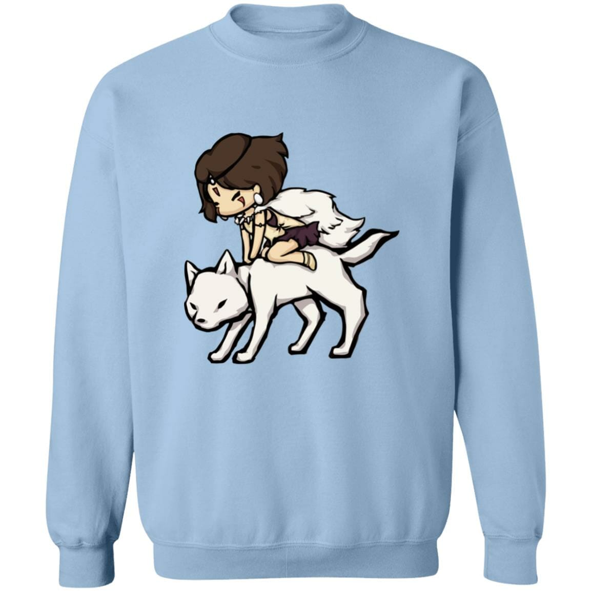 Studio Ghibli Princess Mononoke and the Wolf Chibi Sweatshirt - Image 9