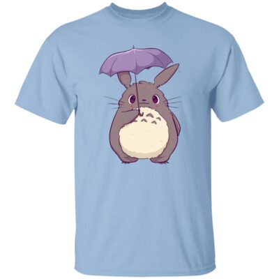 Studio Ghibli Totoro and Umbrella Cute T-shirt