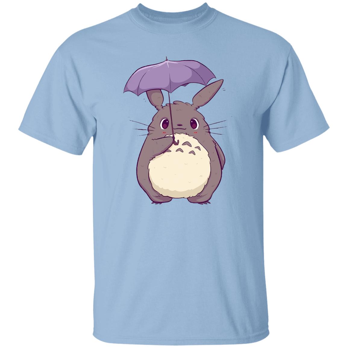 Studio Ghibli Totoro and Umbrella Cute T-shirt