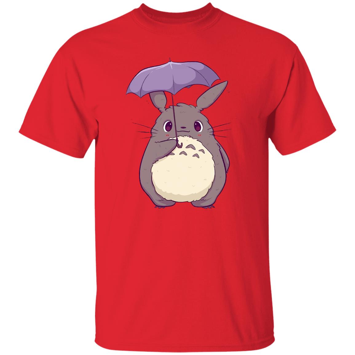 Studio Ghibli Totoro and Umbrella Cute T-shirt - Image 9
