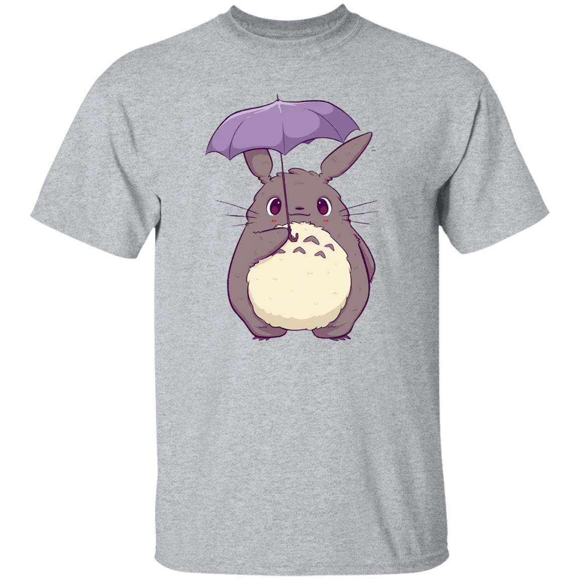 Studio Ghibli Totoro and Umbrella Cute T-shirt - Image 10