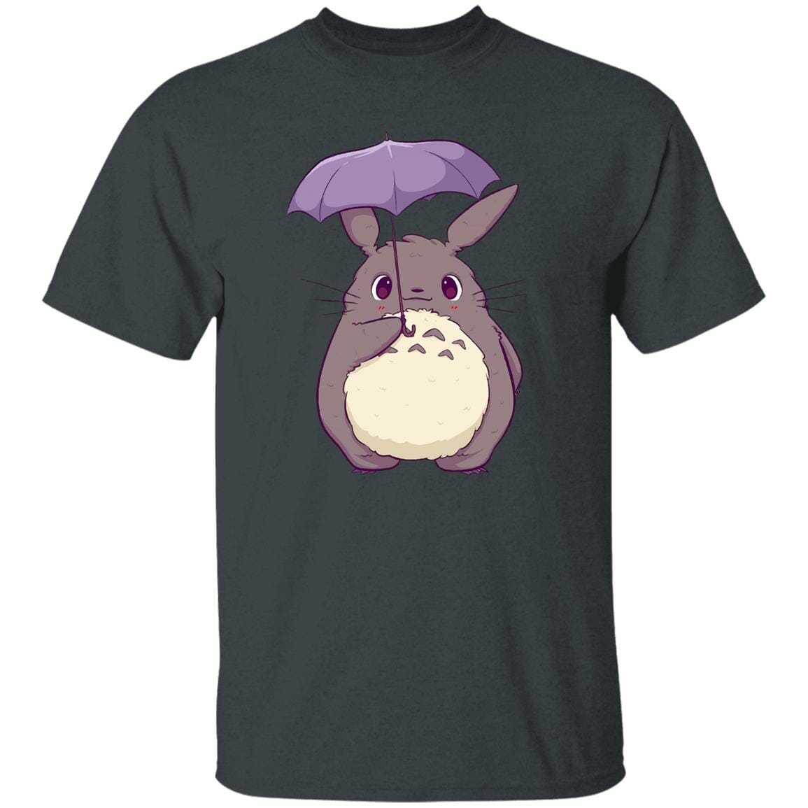 Studio Ghibli Totoro and Umbrella Cute T-shirt - Image 5