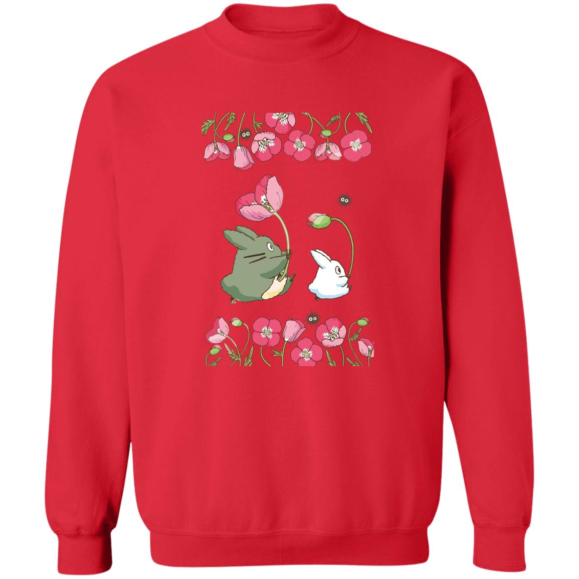 Studio Ghibli The Mini Totoro and Flowers Sweatshirt - Image 7