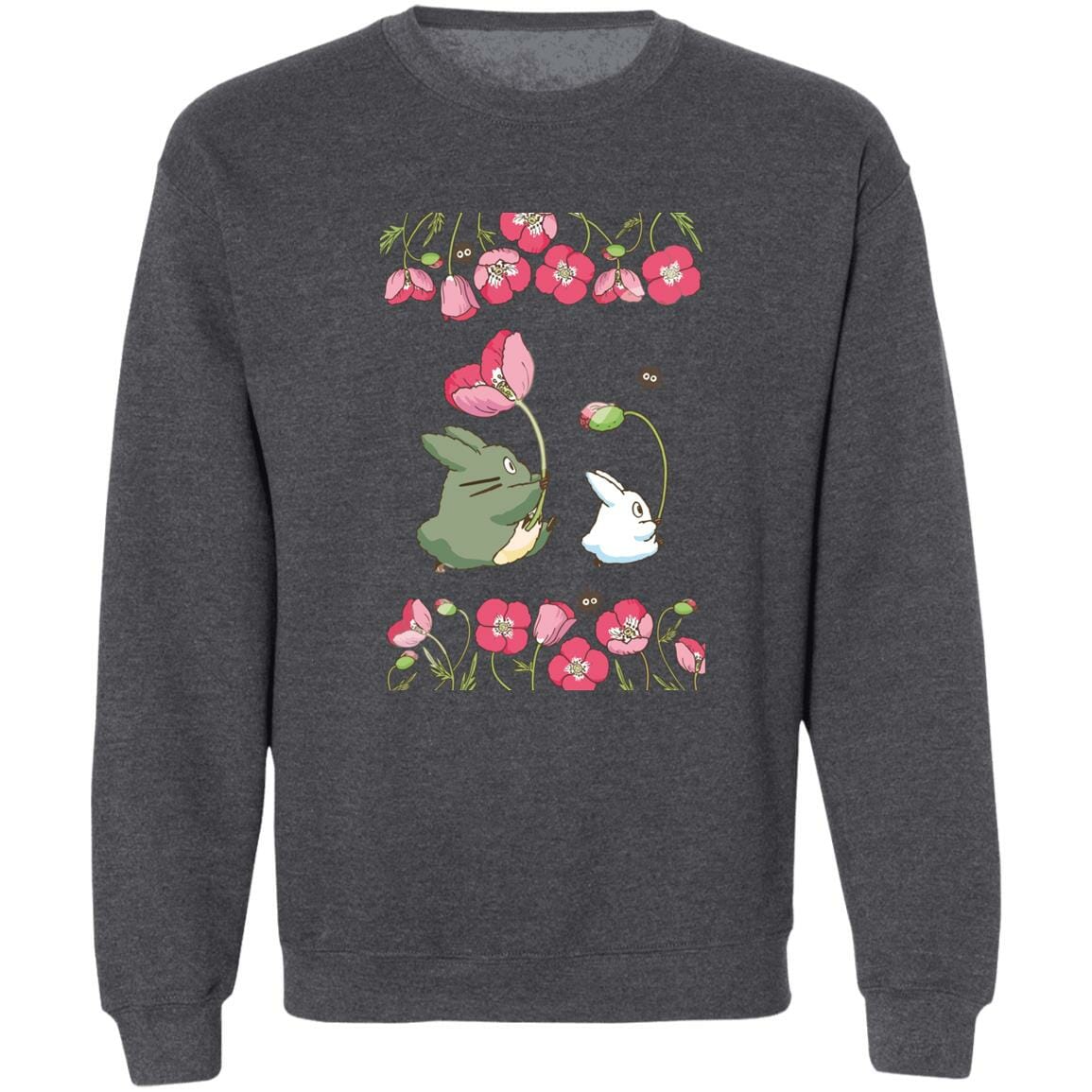 Studio Ghibli The Mini Totoro and Flowers Sweatshirt - Image 8