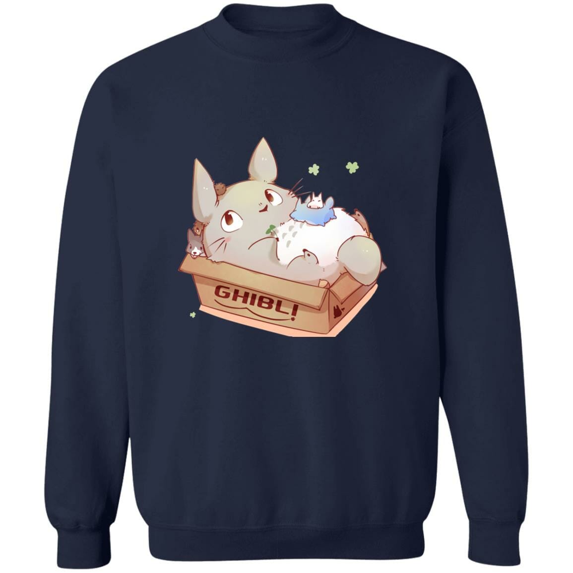 Studio Ghibli Cute Totoro in the Box Sweatshirt - Image 6